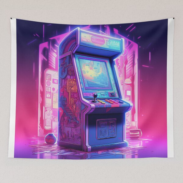 Item preview, Arcade Retro Gaming Neon designed and sold by jonathaNDuer.