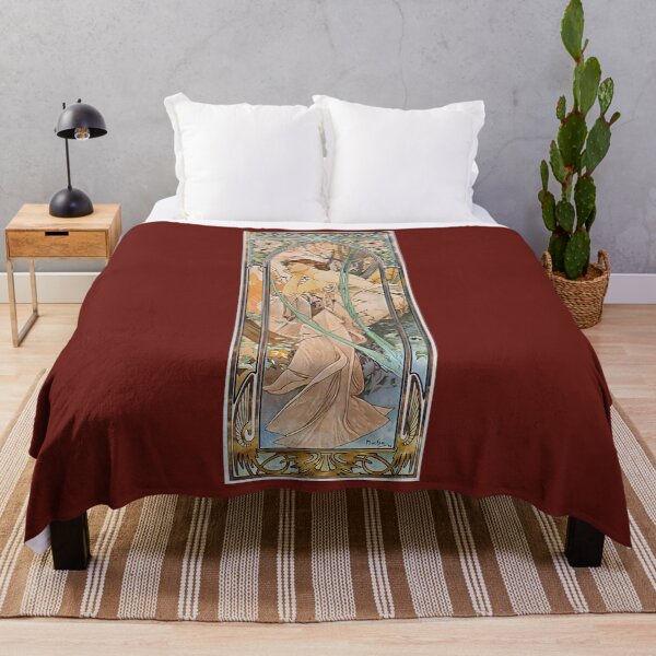 Item preview, Alphonse Mucha - Evening Reverie iPhone Case designed and sold by qbdzcfwrtxc67.