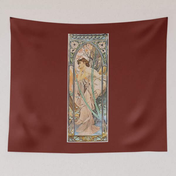 Item preview, Alphonse Mucha - Evening Reverie iPhone Case 	 designed and sold by qbdzcfwrtxc67.