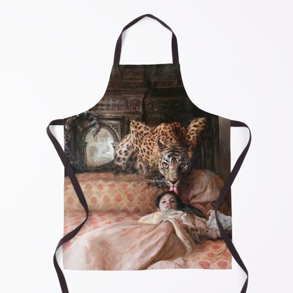 Item preview, The English Bed - Tiger and Woman - Guillermo Lorca Garcia Poster designed and sold by tiara-Sathori.