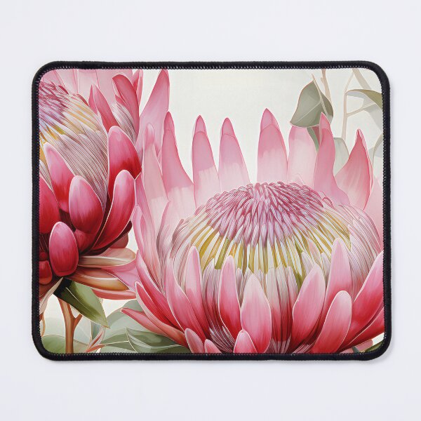 Item preview, King Protea Watercolour Tile-Art [Large] designed and sold by dinkeydonkey.