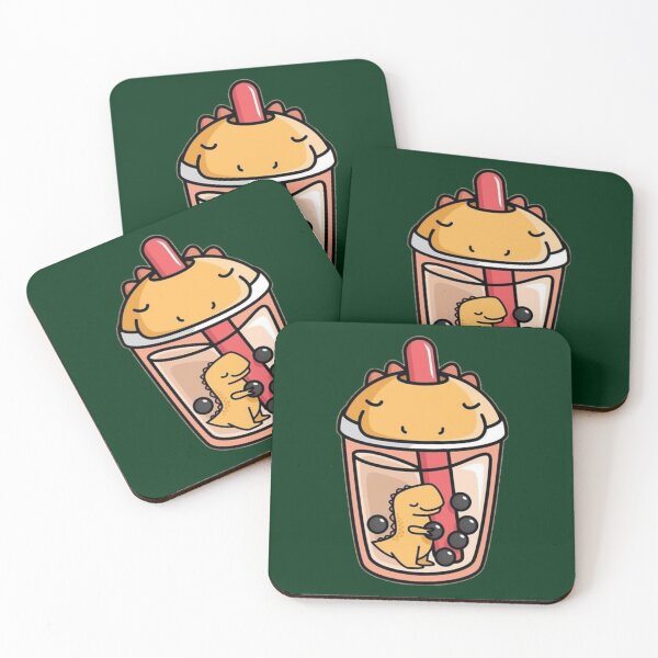 Item preview, Dino Boba Tea   designed and sold by ashashreeViolet.