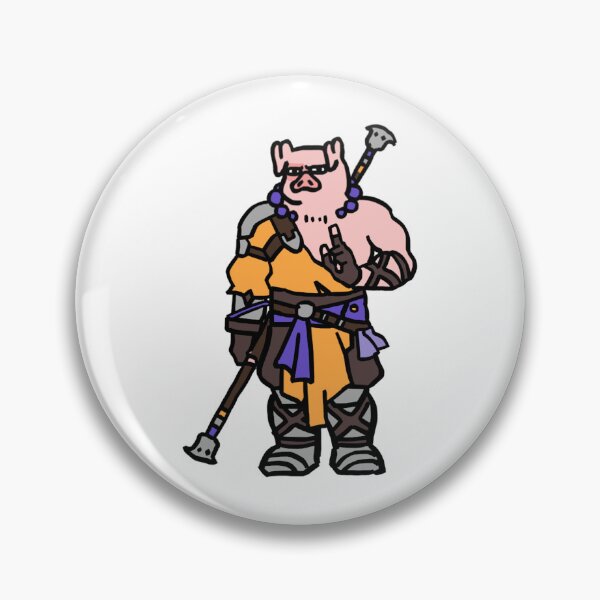 Item preview, Fantasy Tabletop Piggy Monk Cute  designed and sold by ashashreeViolet.