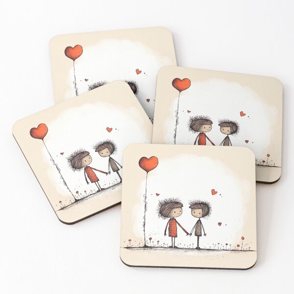 Item preview, Stickfigure love - siblings friends designed and sold by miss-keysmash.