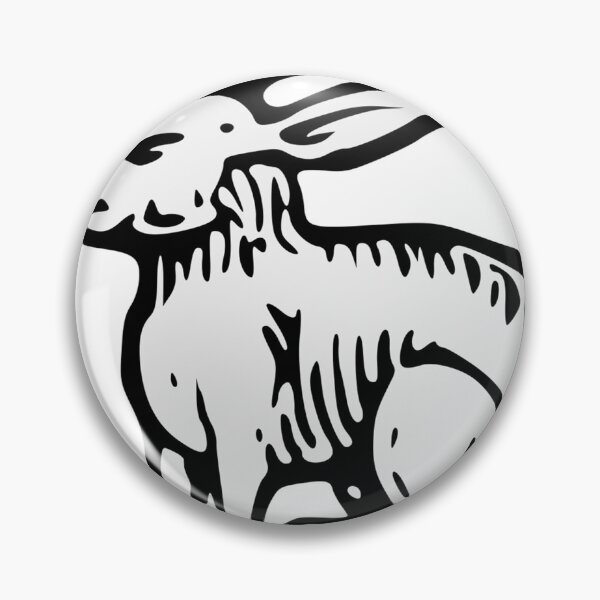Item preview, long beard black and white rabbit sitting thinking designed and sold by ZacAshley66.