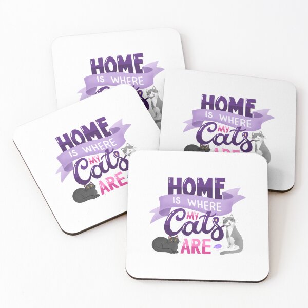 Item preview, Home Is where My Cats are  designed and sold by ashashreeViolet.