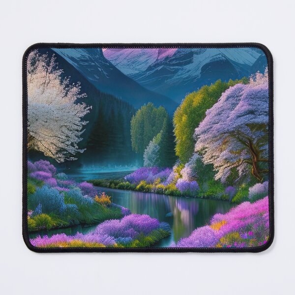 Item preview, Mysterious elven forest with a calm river designed and sold by EG Creativity Art.