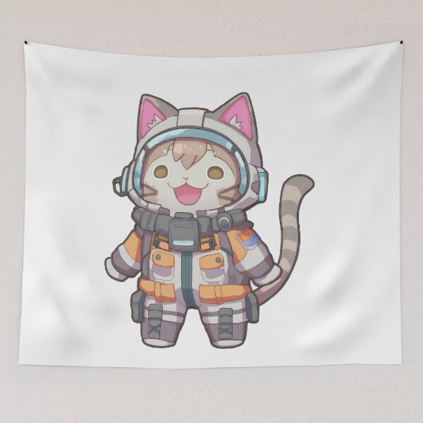 Item preview, Astronaut Cat_Pink designed and sold by LynnePham.