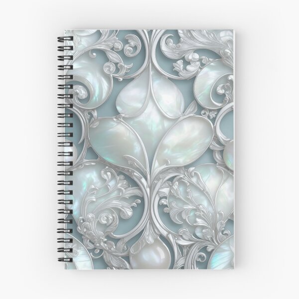 Item preview, Ornate carved fantasy mother of pearl illustration designed and sold by ArtyBuys.