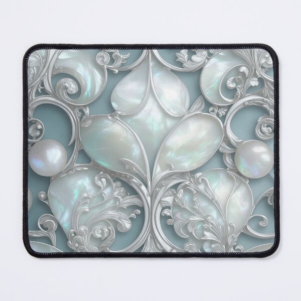 Item preview, Ornate carved fantasy mother of pearl illustration designed and sold by ArtyBuys.
