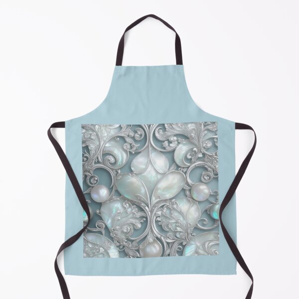 Item preview, Ornate carved fantasy mother of pearl illustration designed and sold by ArtyBuys.