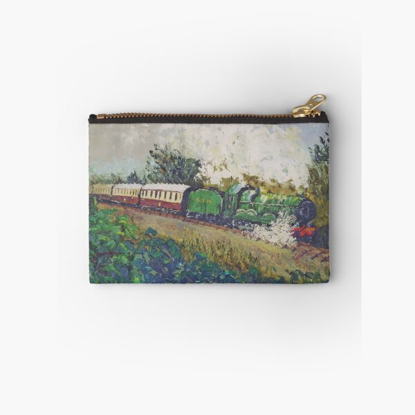 Item preview, Steam Train Oil Painting designed and sold by lezvee.
