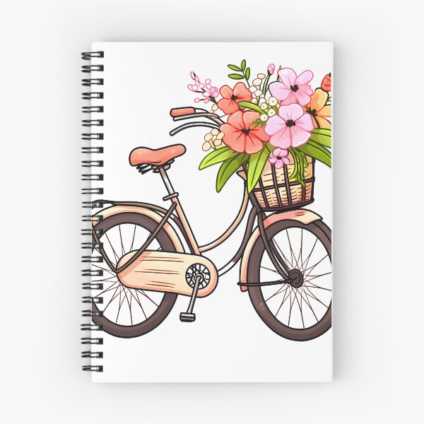 Item preview, Go Analog Retro Nostalgia of Vintage Bike Full of Flower  designed and sold by Pannyyy.
