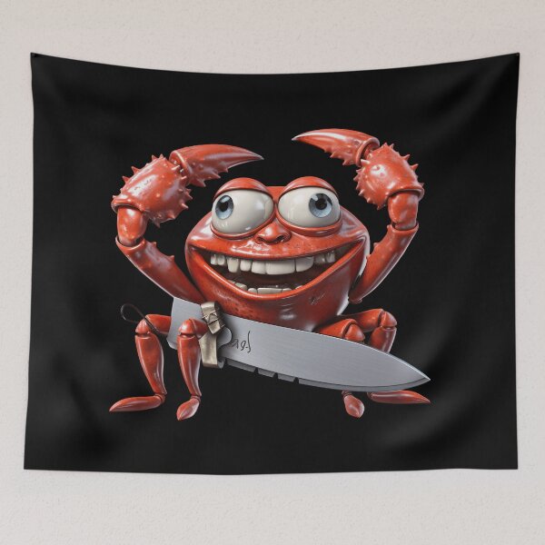 Item preview, Crab With Knife designed and sold by ImageTcraft.