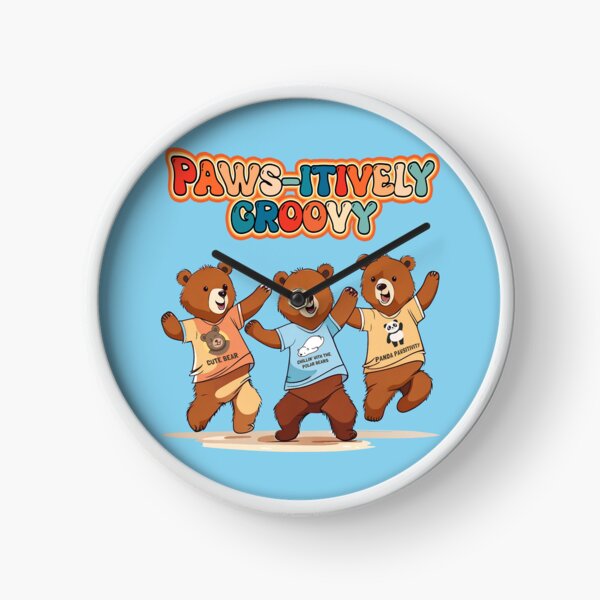 Boogie Bears - Dancing Bears with cubs colourful Whimsical Fun