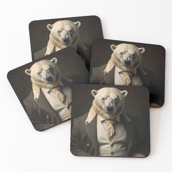 Item preview, Arctic Elegance: The Dapper Polar Bear in Formal Attire! designed and sold by calharborne.
