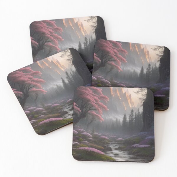 Item preview, Mysterious elven forest with a calm river designed and sold by EG Creativity Art.