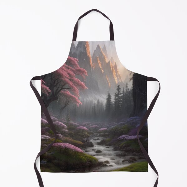 Item preview, Mysterious elven forest with a calm river designed and sold by EG Creativity Art.