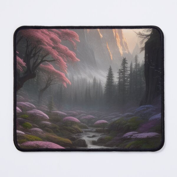 Item preview, Mysterious elven forest with a calm river designed and sold by EG Creativity Art.