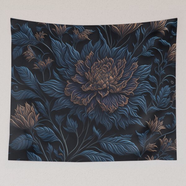 Item preview, Flower Batik-Inspired Tile Pattern - Exquisite Floral Motifs designed and sold by cocomikozza.
