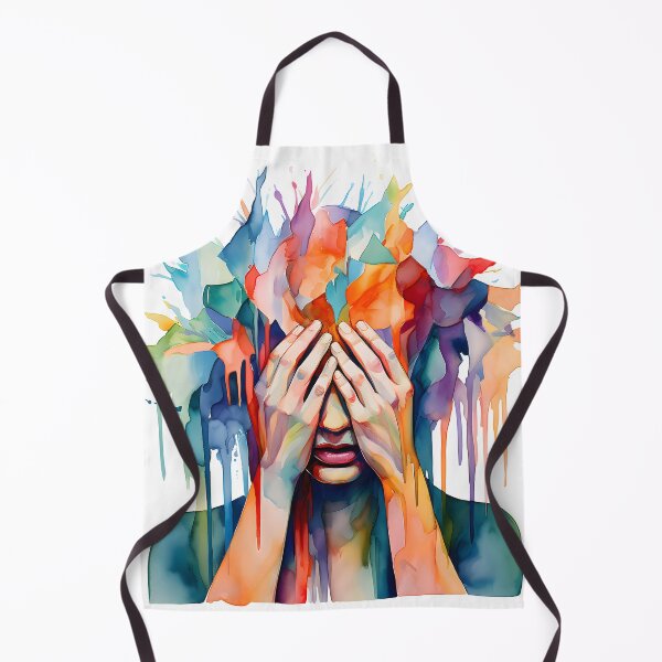 Item preview, Captivating Beauty Shy Female Watercolour Portrait designed and sold by DaliusD.
