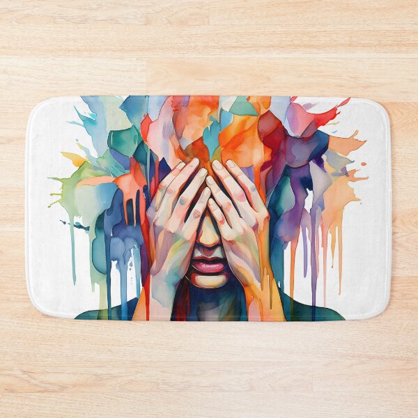 Item preview, Captivating Beauty Shy Female Watercolour Portrait designed and sold by DaliusD.