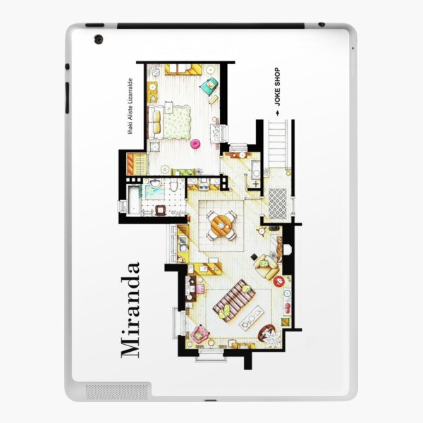 Barney Stinson's apartment iPad Case & Skin by Iñaki Aliste Lizarralde