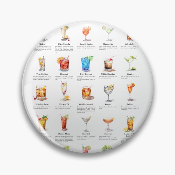 Item preview, 25 Popular Cocktails designed and sold by jouhednant.