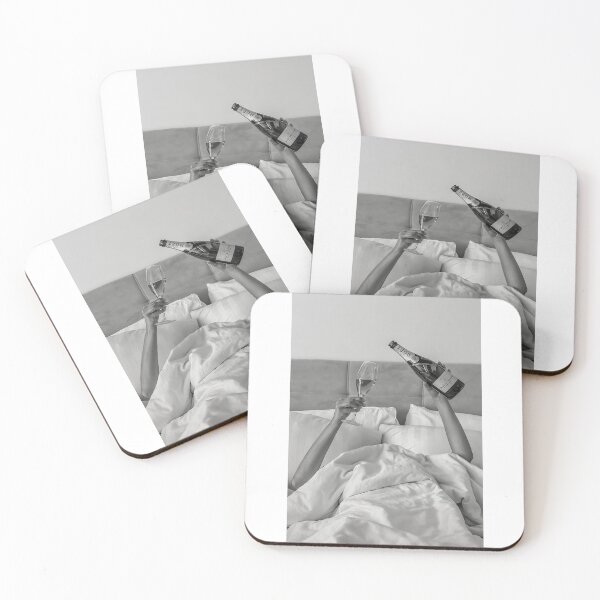 Item preview, Woman Drinking Wine in Bed  designed and sold by jouhednant.
