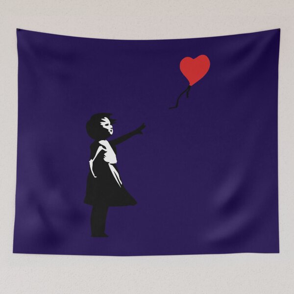 Item preview, Banksy Letting Love Go! Balloon 	!    	 designed and sold by rduydmyxtqv81.