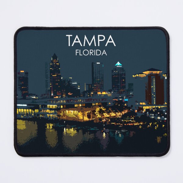Item preview, Tampa, Florida, USA, Print designed and sold by summattodraw.