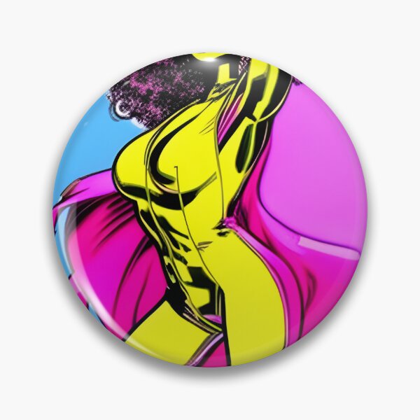 Item preview, supermujer retra designed and sold by RetroComicQueer.