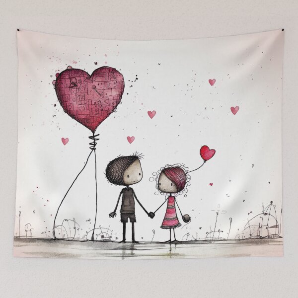 Item preview, Stickfigure love - big brother and baby sister designed and sold by miss-keysmash.