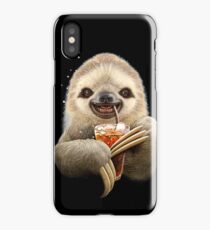 SLOTH & SOFT DRINK iPhone Case/Skin