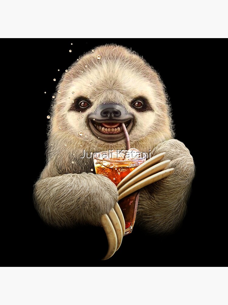 SLOTH & SOFT DRINK by MEDIACORPSE