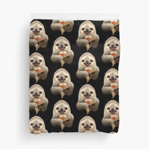 SLOTH & SOFT DRINK Duvet Cover