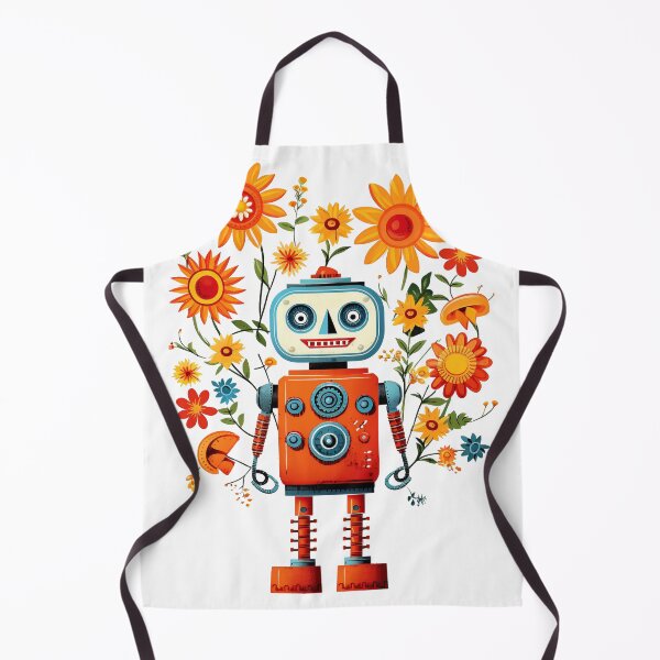 Item preview, "Florist Robot" designed and sold by Robots-Retros.