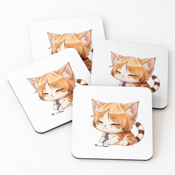 Item preview, Chillin' with Fluff Chibi Lazy Cat designed and sold by Permana96.