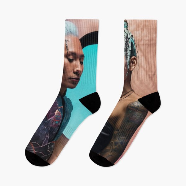 Item preview, Fashion Futuristic Couple Tattoo designed and sold by jsebouvi.