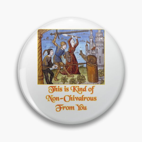 Item preview, 'This is Kind of Non-Chivalrous From You' Snail Fight Naïve Painting - Medieval Designs Collection designed and sold by Ridiculam Toga.