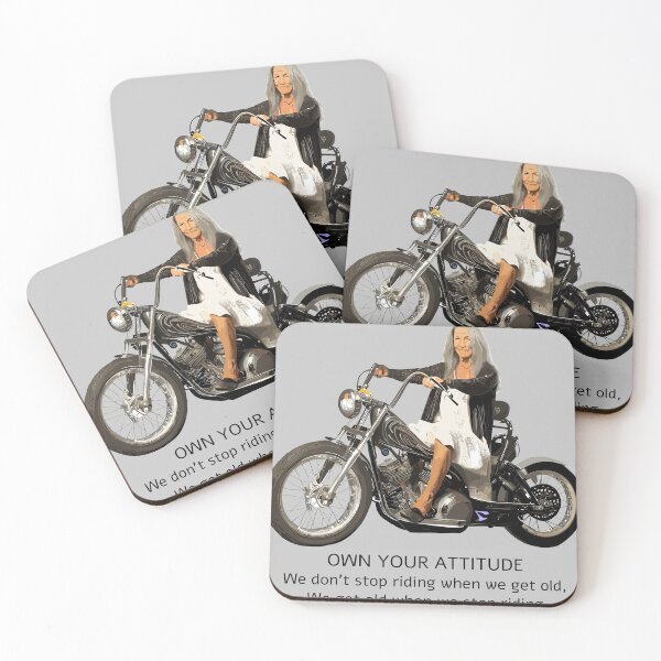 Item preview, Gorgeous Grandma Biker Emy, Forever Young designed and sold by JHANL.