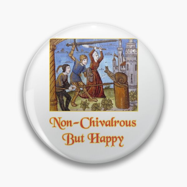 Item preview, 'Non-Chivalrous But Happy' Snail Fight Naïve Painting - Medieval Designs Collection designed and sold by Ridiculam Toga.