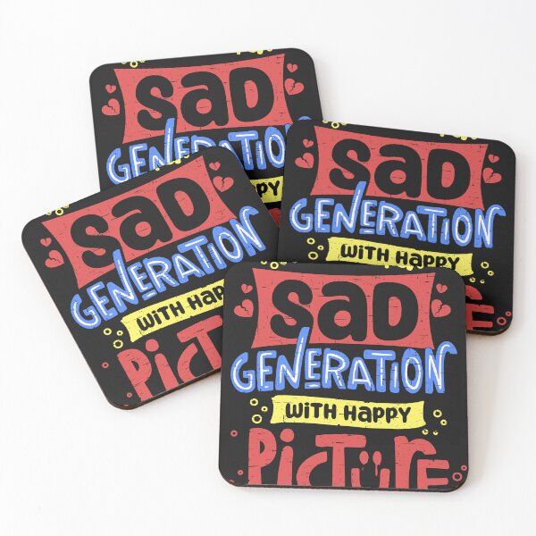 Item preview, Sad generation with happy pictures designed and sold by ChrisFeil.