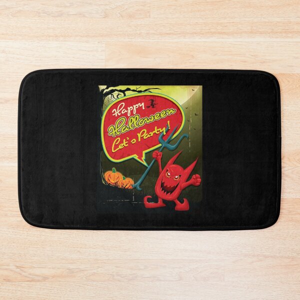 Item preview, Happy Halloween let's party with red devil designed and sold by quanlh.
