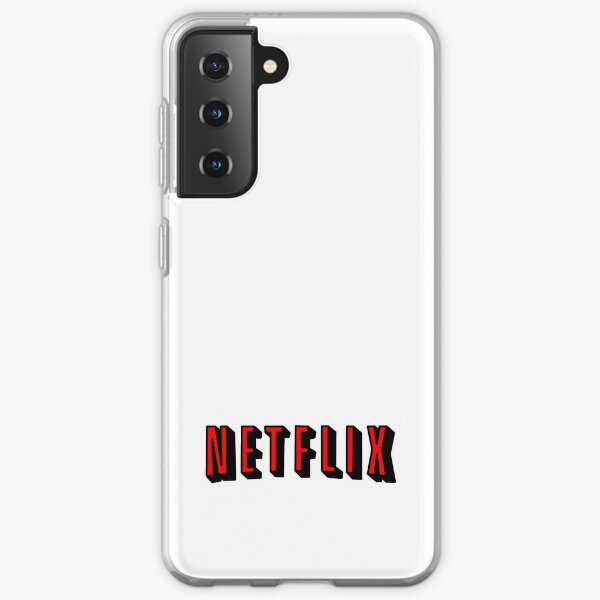 Netflix RED Funda blanda para Samsung Galaxy