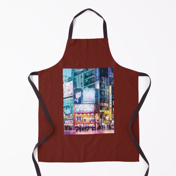 Item preview, Anime Akihabara Neon Dream many colourful reflection on the wet streets Mouse Pad designed and sold by qbdzcfwrtxc67.