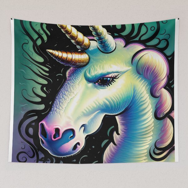 Item preview, ''Unicorn, mythological creature'' designed and sold by OsvaldoRamosArt.