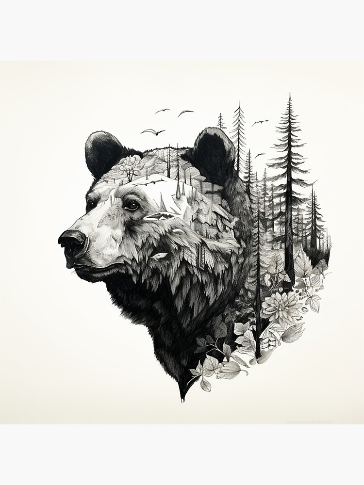 Artful Bear Tattoo Sketches – IMAGELLA