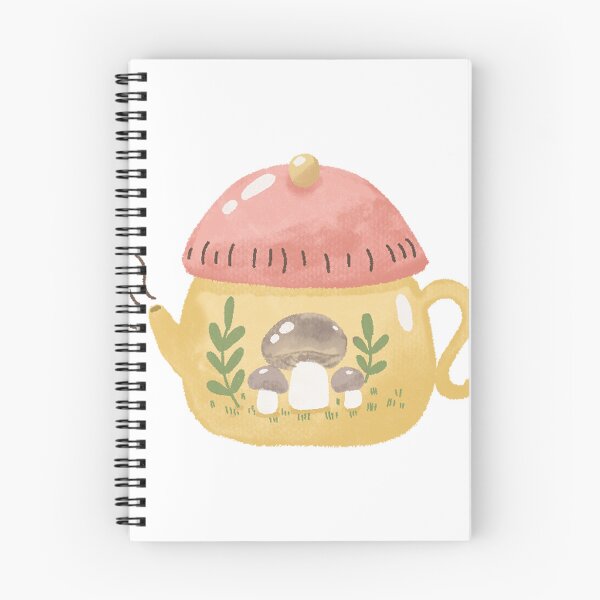 Item preview, Yellow cartoon pot with mushroom designed and sold by sasithornillustration.