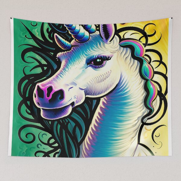 Item preview, ''Unicorn, mythological creature'' designed and sold by OsvaldoRamosArt.